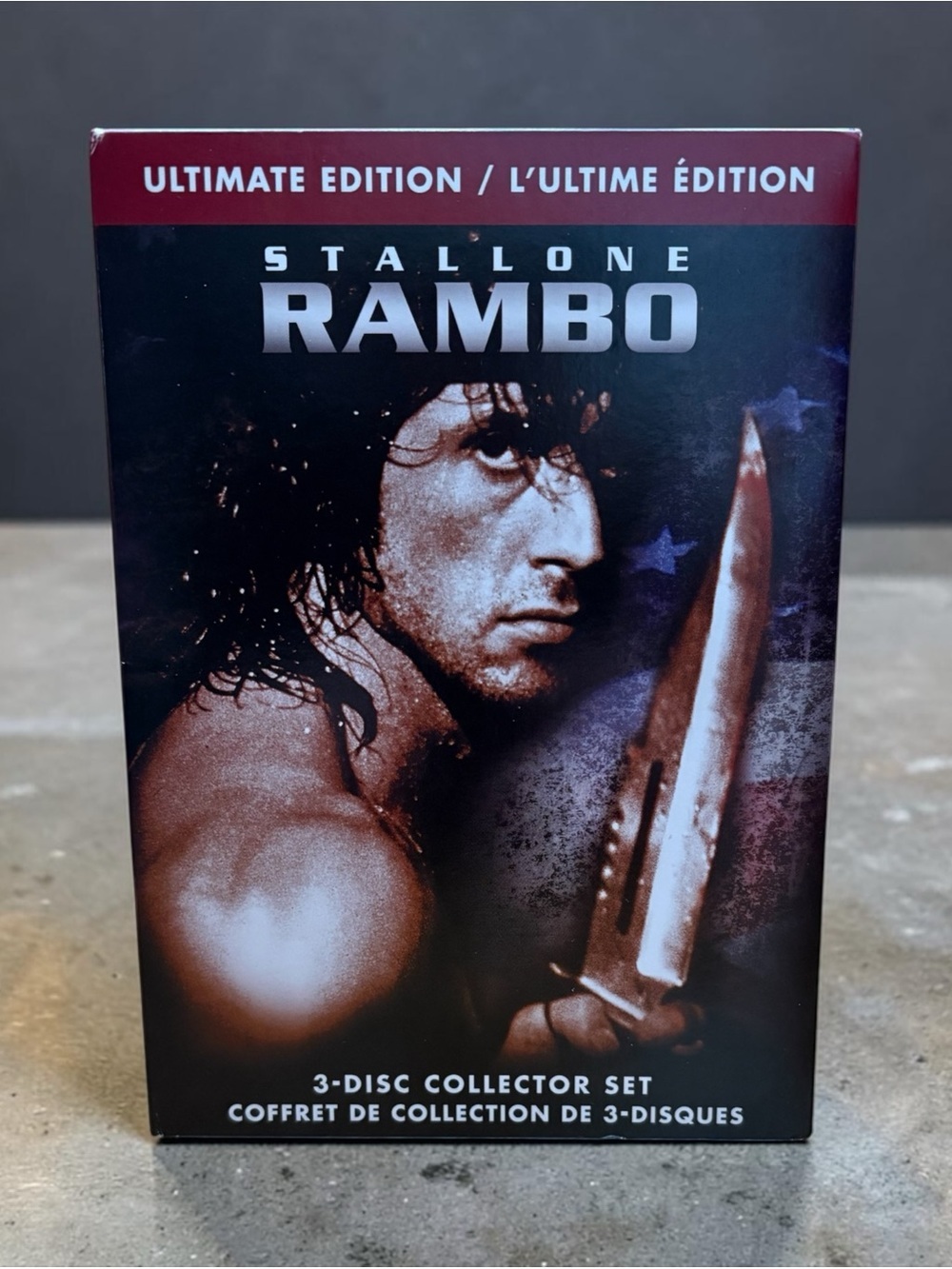 RAMBO Ultimate Edition DVD Collector Set 3 Disc New Sealed Stallone Trilogy